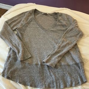 Anthropologie women's size small gray sweater, so soft and comfortable